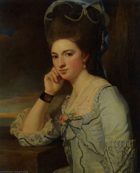 artwork replica portrait of a lady by george romney 1734 1802 united kingdom