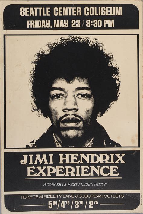 Jimi Hendrix Experience Plays The Seattle Center Coliseum On May 23