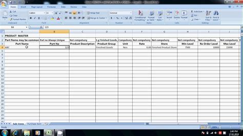 Product Master How To Prepare Data In Excel Youtube