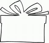 Coloring Gift Box Christmas Present Popular sketch template