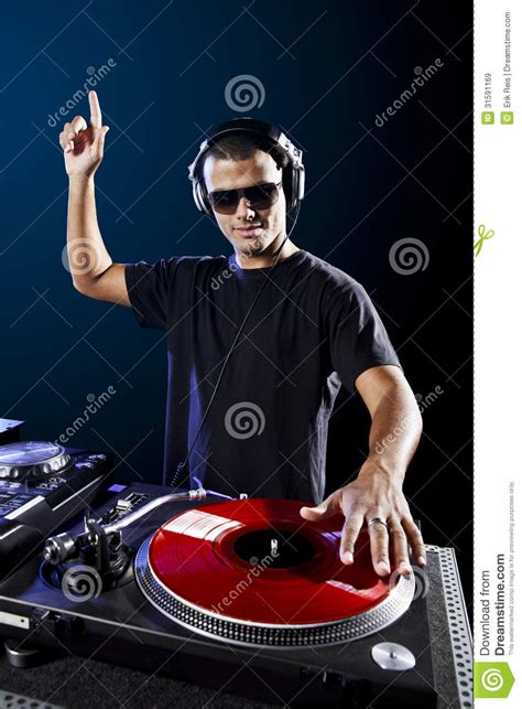 Djs have headphones for a reason, and experienced djs can play an improv mix by testing out key harmonics in their headphones. DJ Playing Music Royalty Free Stock Images - Image: 31591169