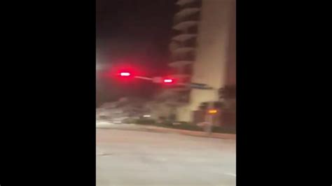 Witness Video Shows Miami Beach Condo Building Collapse Aftermath Nbc