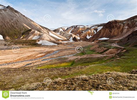 Breathtaking Landmannalaugar Mountains Iceland Stock Photo Image Of