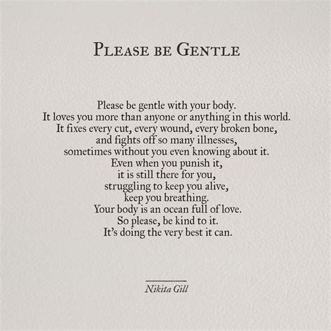 Please Be Gentle By Nikita Gill Pretty Words Words Quotes