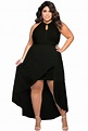 Stylish Black Lace Special Occasion Plus Size Dress | Plus Size Dresses ...