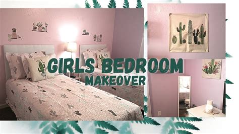 Diy Girl Bedroom Makeover On A Budget Decorating Ideas Big Girl Room Bedroom Diy Youtube