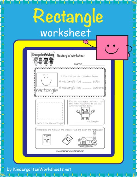 Kids Can Count Identify And Trace Rectangles With Several Fun