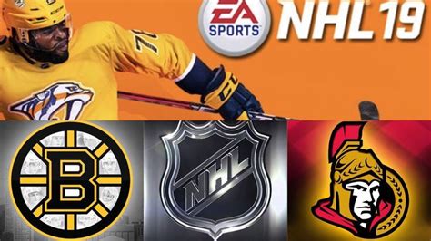 Nhl Season Mode Boston Bruins Vs Ottawa Senators Youtube Ottawa