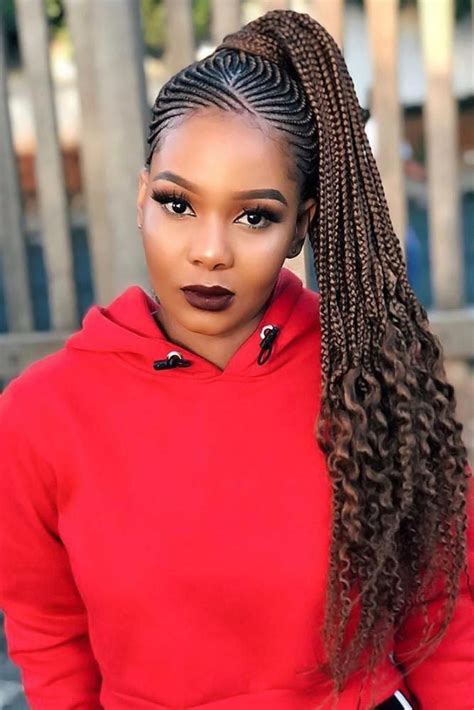 All images and information about ghana braids hairstyles and there are available models how to make a ghana braids hairstyles on face shapes. 84 Beautiful and Intricate Ghana Braids You Will Love