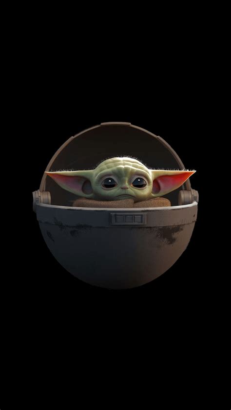 Baby Yoda Minimal Wallpapers Wallpaper Cave