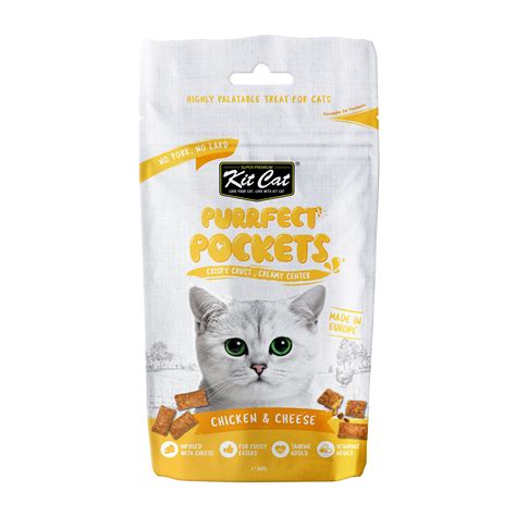Kit Cat Purrfect Pockets Chicken And Cheesee Kit Cat International