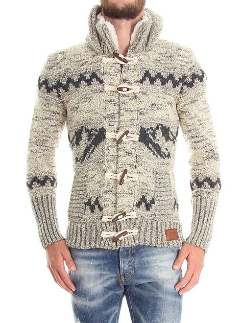 Club room mens cable knit ribbed trim 1/4 zip pullover $65.00 $13.00 80% off 80% off. Superdry Men's Big Zip Mountain Knit Hooded Sweater Jacket ...