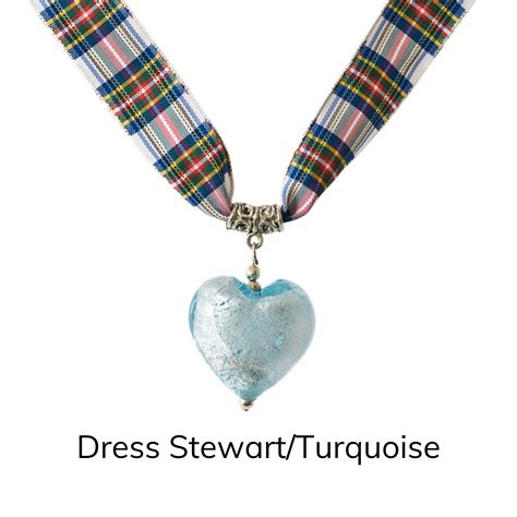 Tartan Pendant Necklace Scottish Tartan Jewellery Jewel Etsy