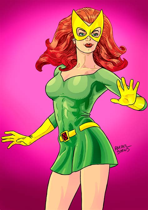 Artstation Marvel Girl Jean Grey 70s Costume