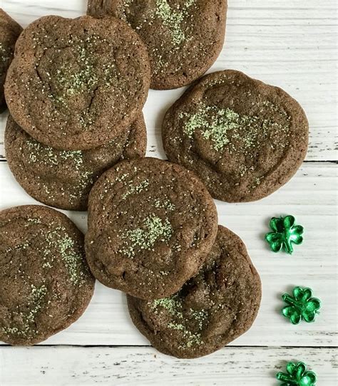 Chewy Mint Chocolate Chip Cookies Kitchen Gone Rogue