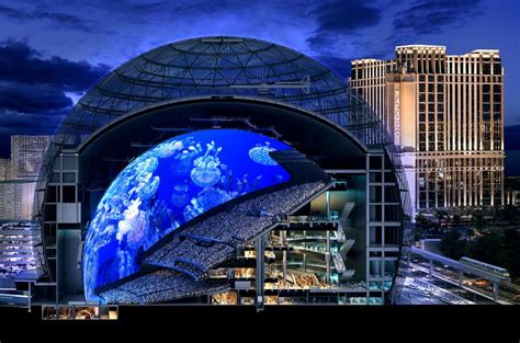 Msg Takes Over Sphere Construction In Las Vegas