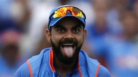 Virat Kohlis ‘tongue In Cheek Gesture Vs Bangladesh Sets Social Media