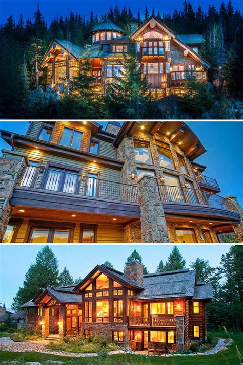 Cabin Mansion Cabin Homes Log Homes Cabin Exterior Dream House