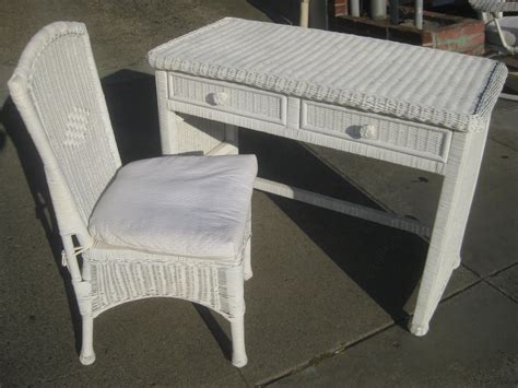 Check spelling or type a new query. White Wicker Desk. Have the desk, not the chair. Bright ...