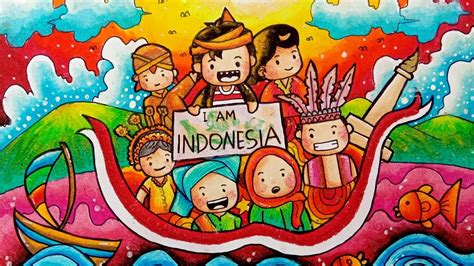 Detail Contoh Lukisan Bertema Kebudayaan Indonesia Koleksi Nomer 7