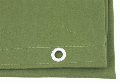 2 Pack 8 X 10 Canvas Tarp Green