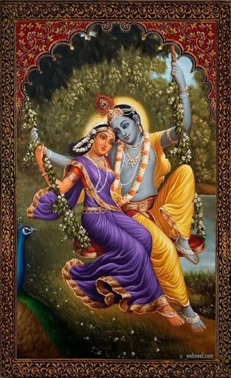 Rajasthani Painting Krishna Radha By Mmenterprises28 13