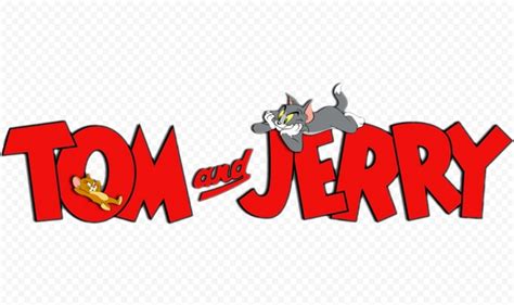 Tom And Jerry Characters Cartoons With Text Logo Png Citypng