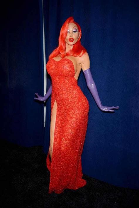 The Greatest Celebrity Halloween Costumes Of All Time | Jessica rabbit