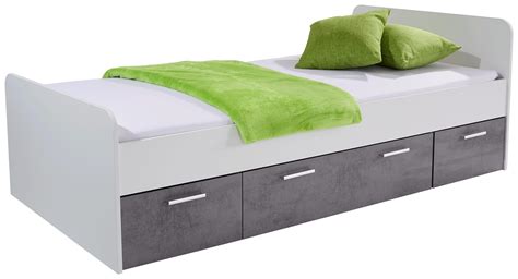 Massivholz natur maße bett maße: Bett Mit Unterbett 90X200 / Bett, mit Hochglanz-Oberfläche ...