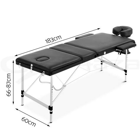 zenses massage table portable aluminium massage bed beauty chair therapy folding ebay