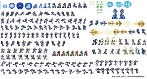 Megaman X Sprite Sheet Exemplo De Spritesheet Sprites D Png Full Size Png Downlo