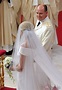 Alberto de Mónaco y Charlene Wittstock durante su boda religiosa ...