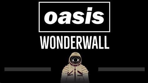 Oasis Wonderwall Cc 🎤 Karaoke Instrumental Lyrics Youtube