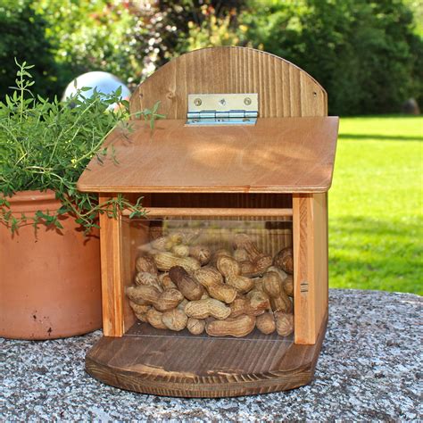 Die nester werden in hohlen baumstämmen, an den astgabeln von baumkronen oder an. Eichhörnchen natur Futterkasten - Vogel- und ...
