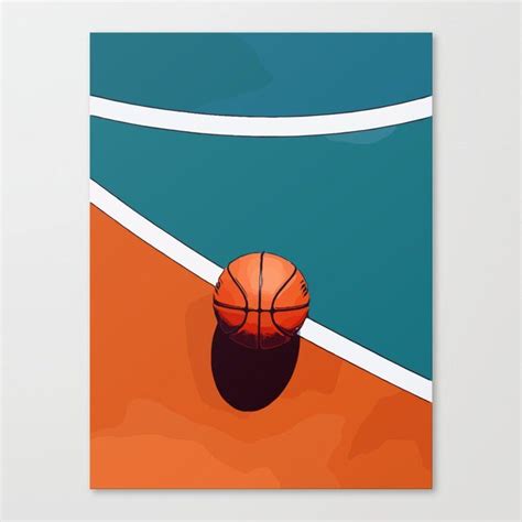 Basketball Court Canvas Print By The Art Kroep Canvas Prints Wall