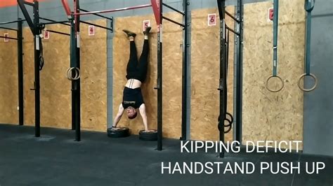 Kipping Deficit Hand Stand Push Up Youtube