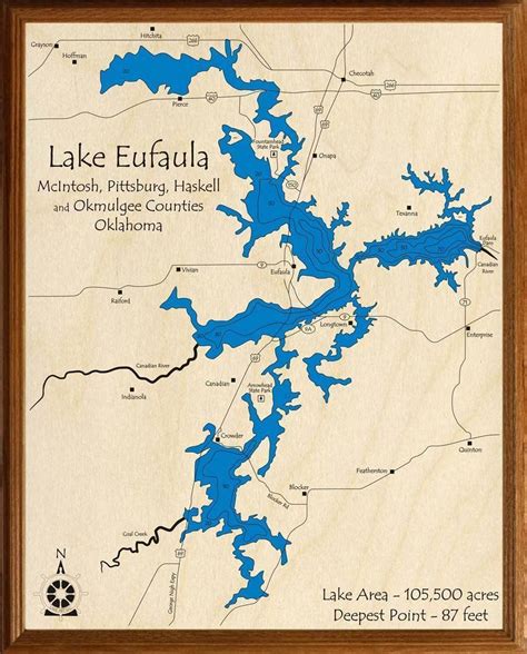 Highway 69 travels along a good portion of the west side of the lake. Lake Eufaula | Lakehouse Lifestyle