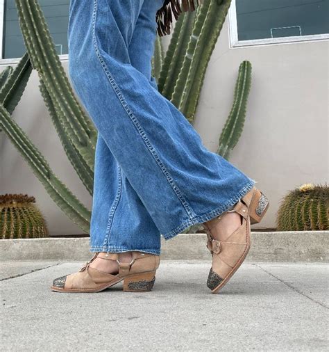 as is jeffrey campbell temeku strappy ankle boot ornate metal heel and toe cap boardwalk vintage