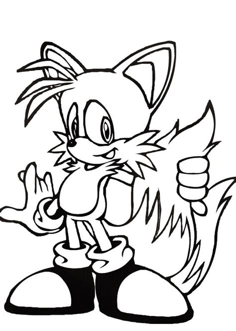 Printable Sonic Coloring Pages Free Sonic The Hedgehog Coloring