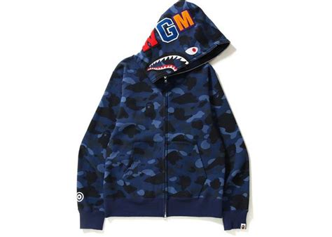 What's your opinions on this bape full zip camo hoodie from the 2020 season? BAPE Color Camo Shark Full Zip Hoodie Blue | Ropa, Campera ...