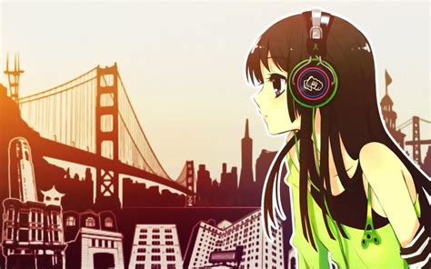 Anime Girls Headphones K On Akiyama Mio Music Wallpaper Anime