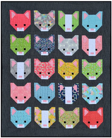 15 Modern Cat Quilt Patterns To Sew Laptrinhx News
