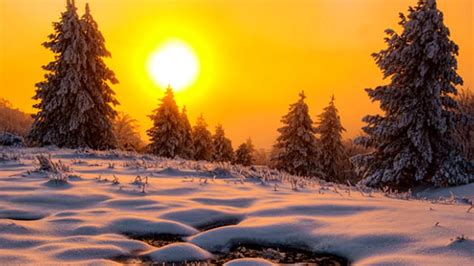 🗻 Beautiful Winter Relaxing Music Snow Scene Sleep Music Meditation