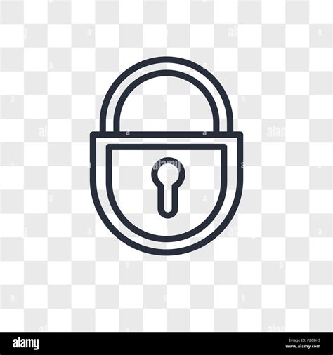 Lockout Tagout Vector Icon Isolated On Transparent Background Lockout