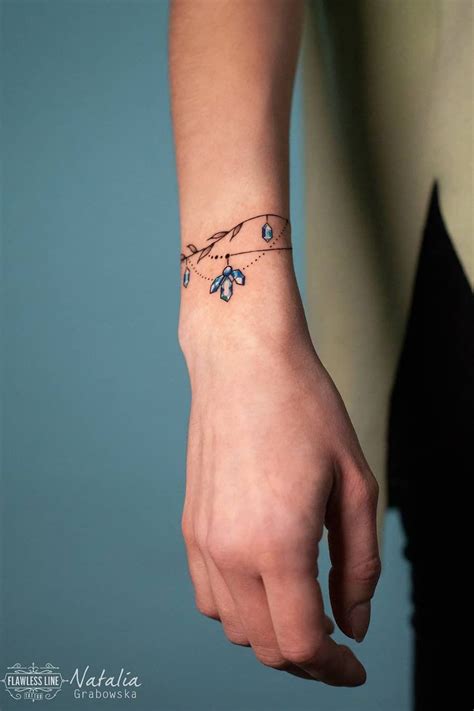 Braclet Tattoo Wrist Band Tattoo Flower Wrist Tattoos Infinity