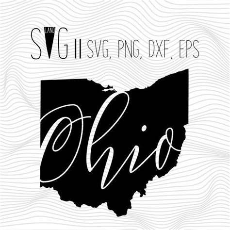 Ohio Svg State Svg Font Svg Files For Silhouette For Cricut Cricut