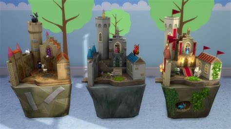Castle Playsets By K9db At Mod The Sims Sims 4 Updates