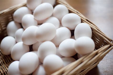 Basket Of Fresh Eggs Free Stock Image