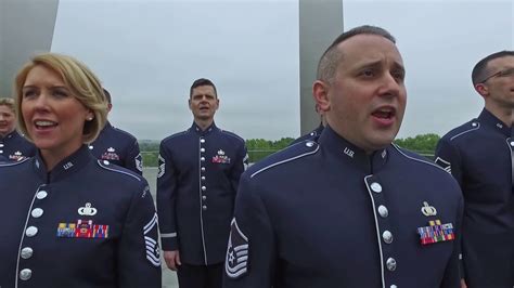 Usaf Singing Sergeants National Anthem Youtube