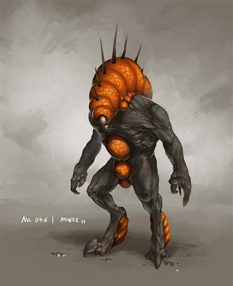 Monster No 046 By Onehundred Monsters On Deviantart Creature Concept